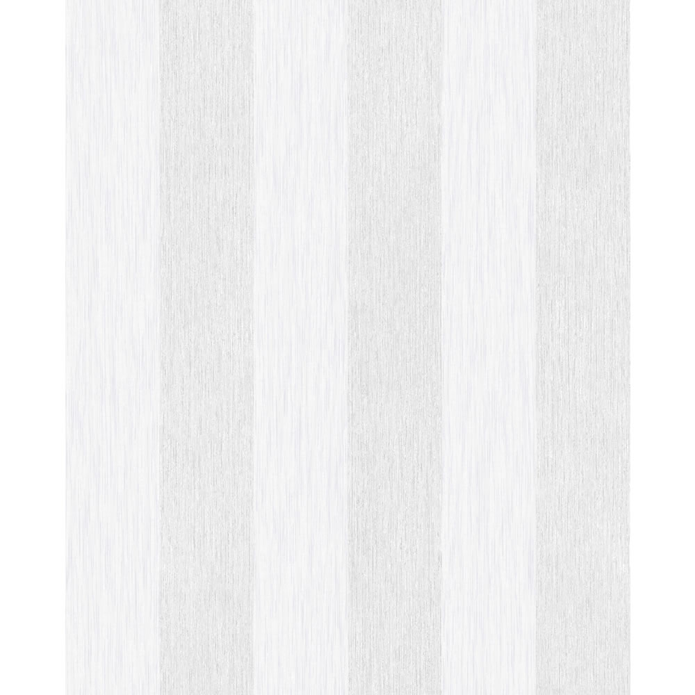 Wilko Best Stripe Silver And White Wallpaper