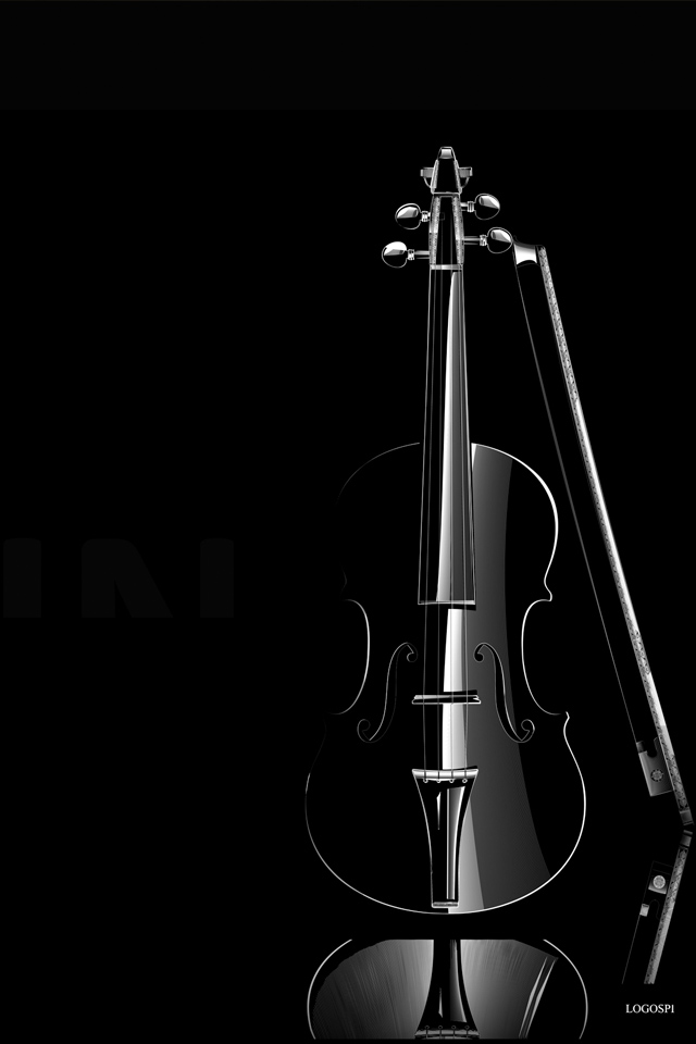 Violin Simply Beautiful iPhone Wallpaper