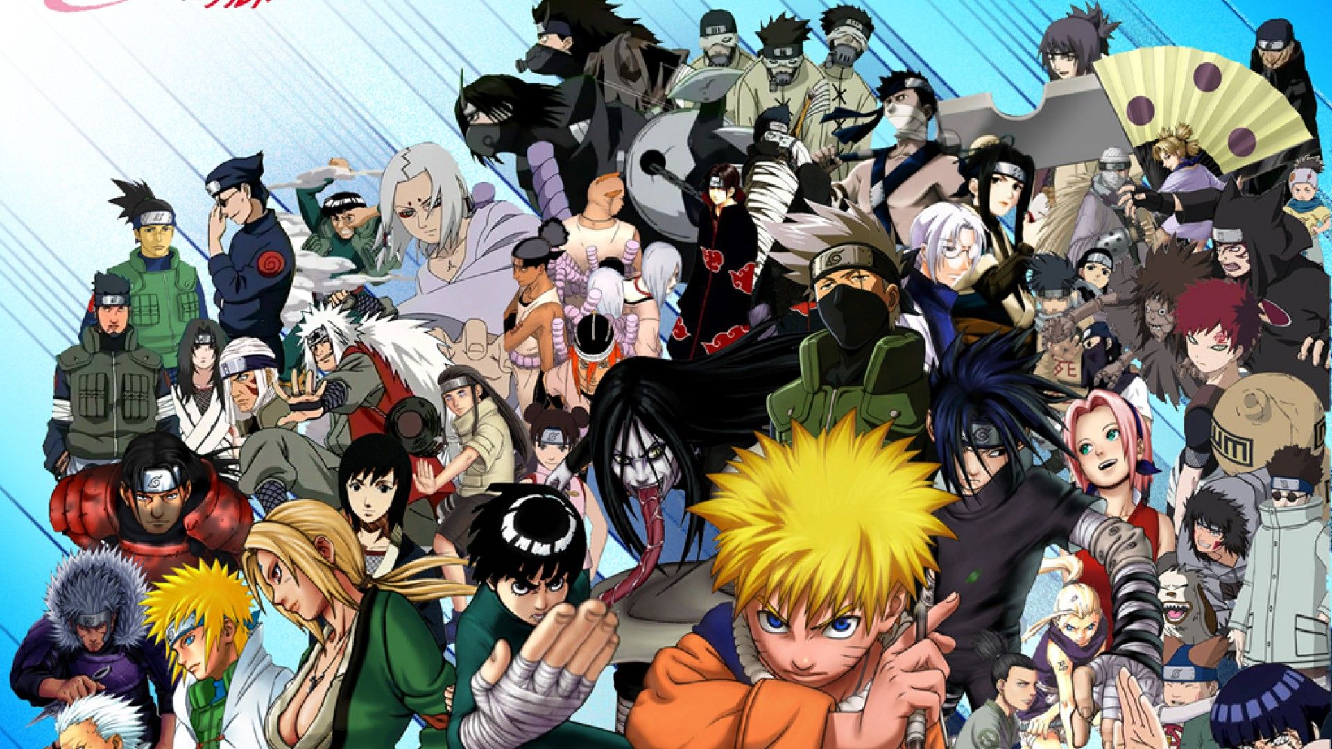 All Characters Naruto HD Wallpaper Anime