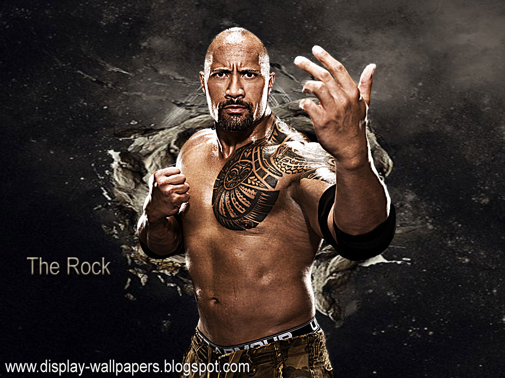 Wwe Wrestler And Hollywood Actor The Rock HD Wallpaper