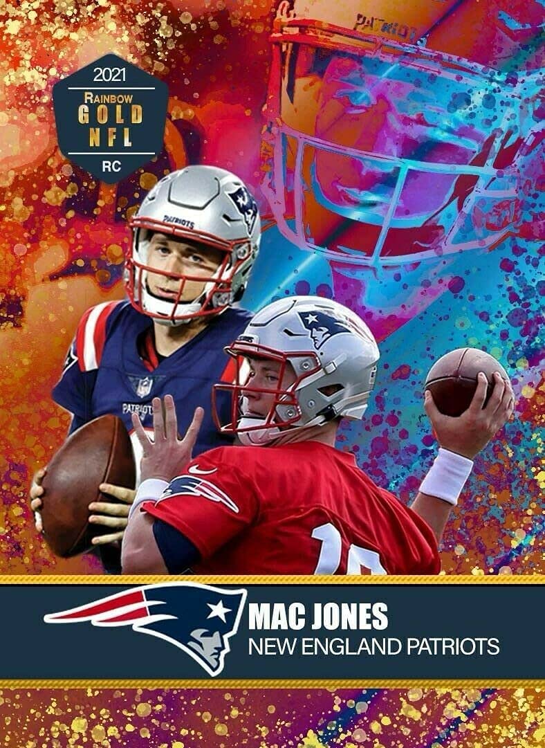 Amazon Mac Jones New England Patriots Football Card