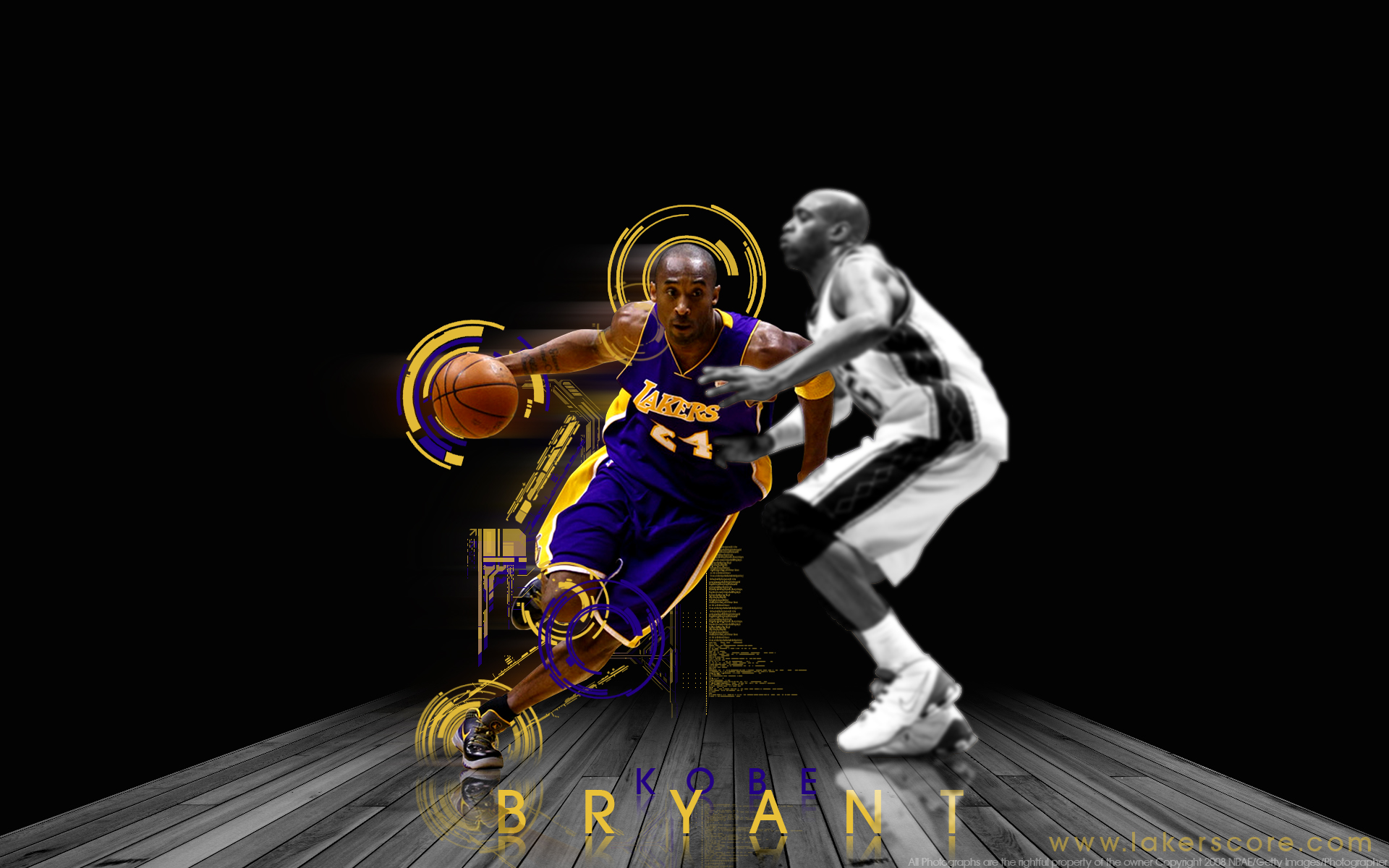 Kobe Bryant HD Wallpaper Los Angeles Lakers