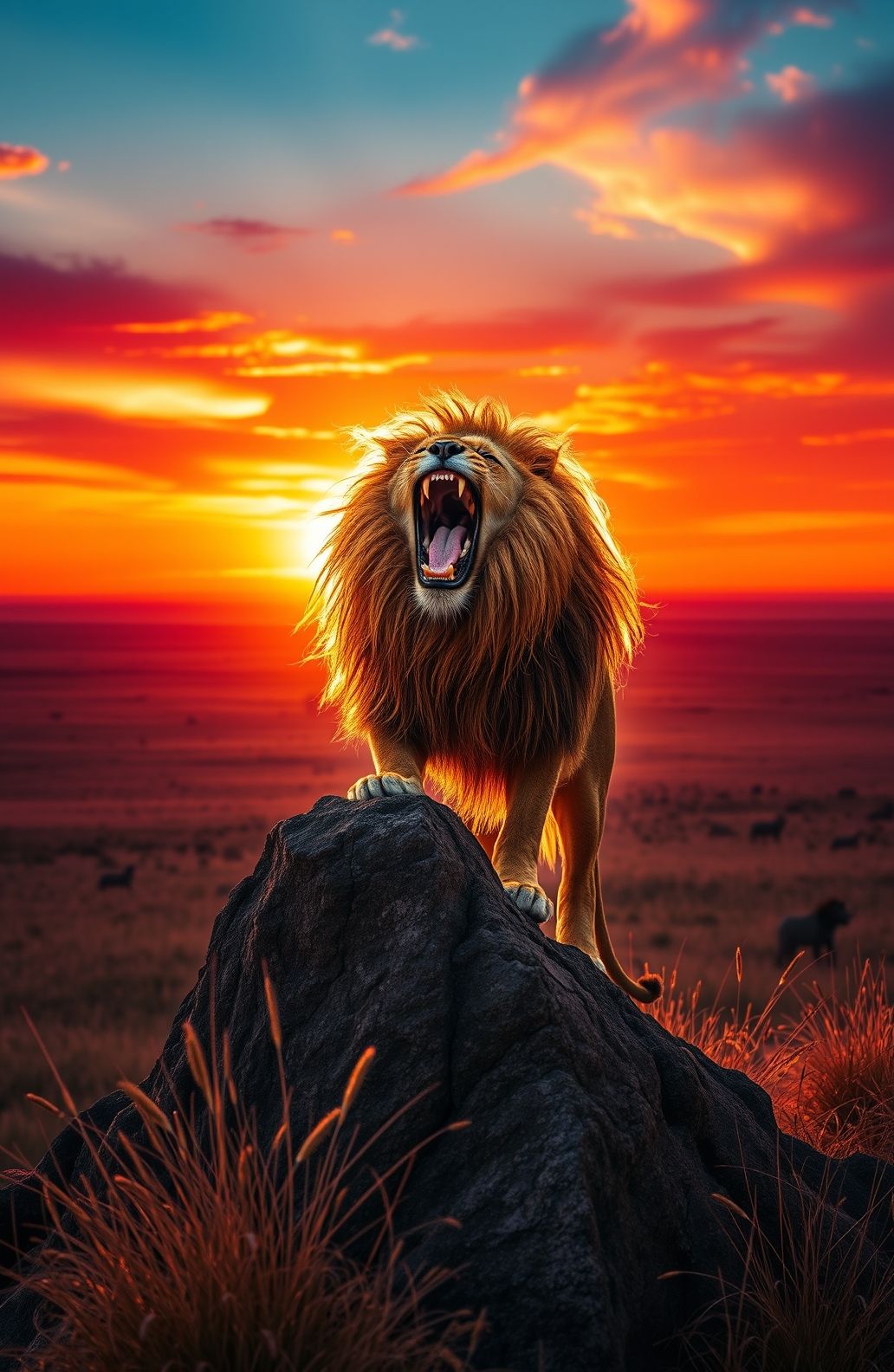 Lion Roar Wallpaper