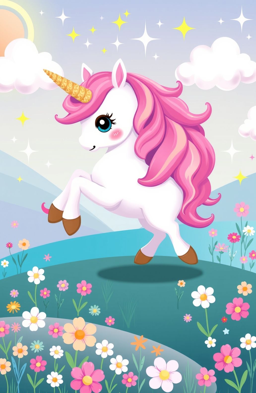 Cute Unicorn Wallpaper