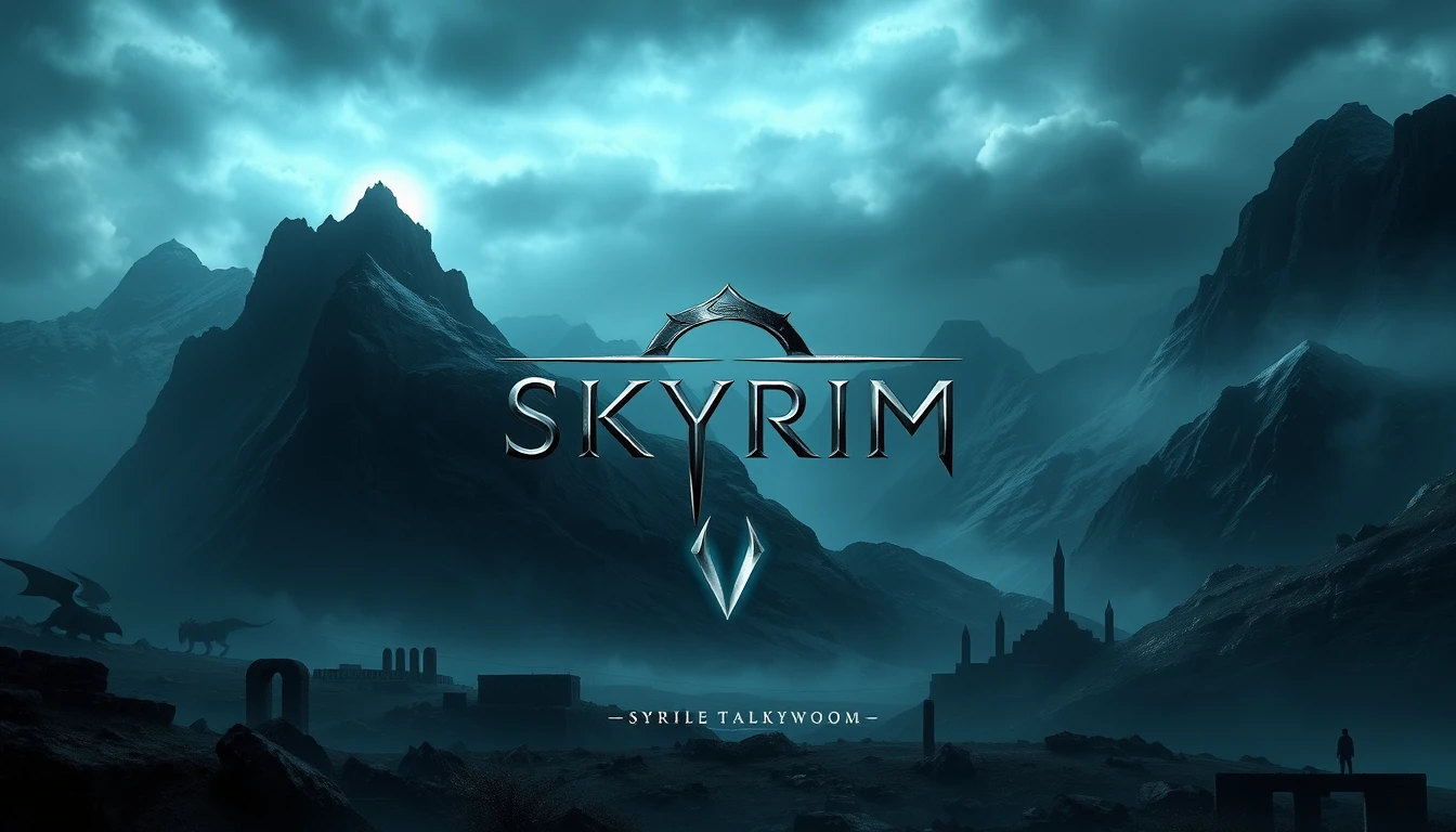 Skyrim Logo Wallpaper