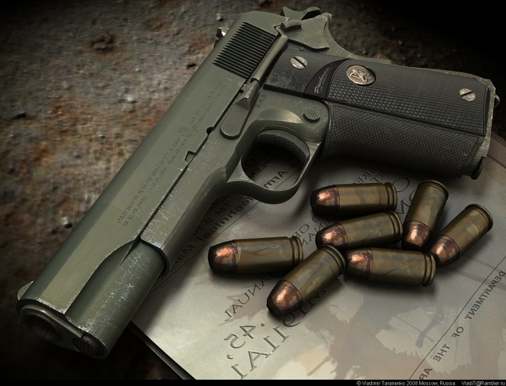 Guns Weapons Ammunition M1911 45acp Colt M4a1