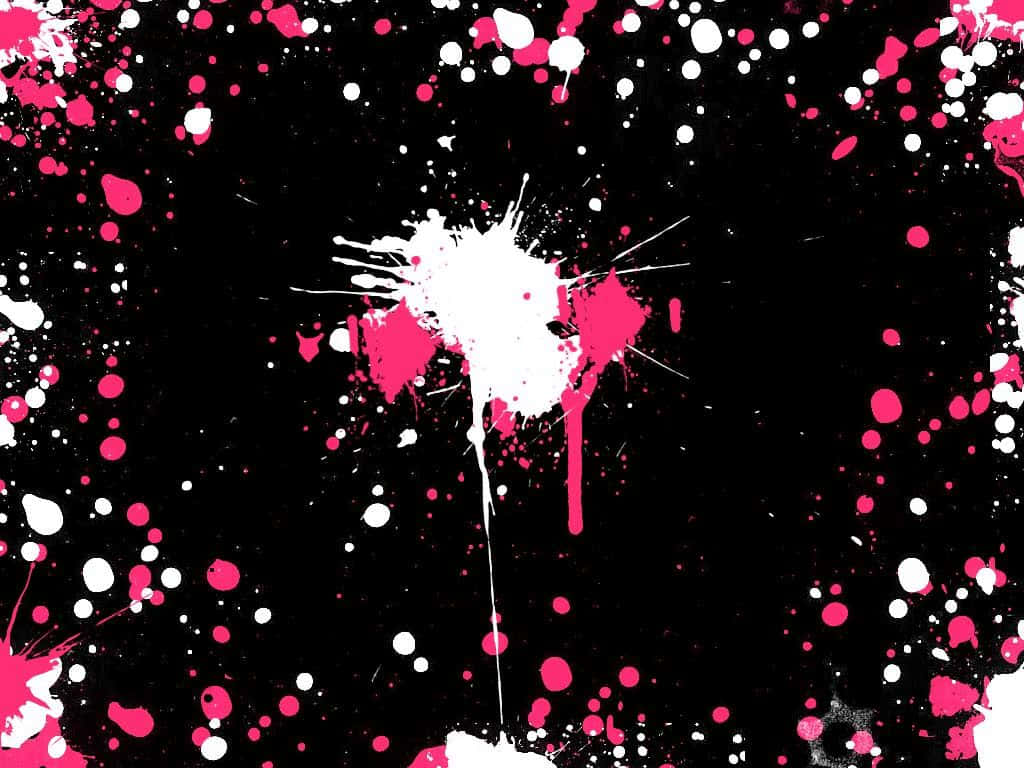 Pink Black And White Wallpaper