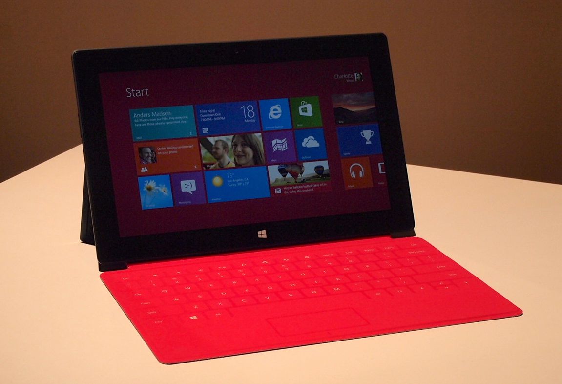 La Tableta De Microsoft Surface Windows Rt Llegar A Espa El