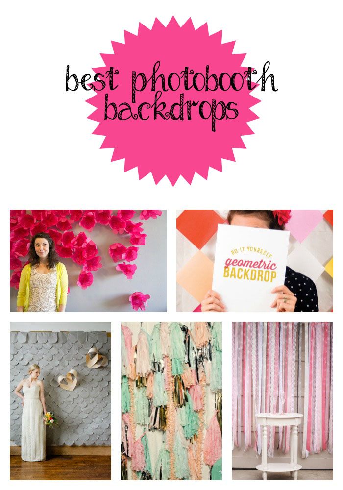 Best Photobooth Backdrops Diy Photo Booth Sparkbooth