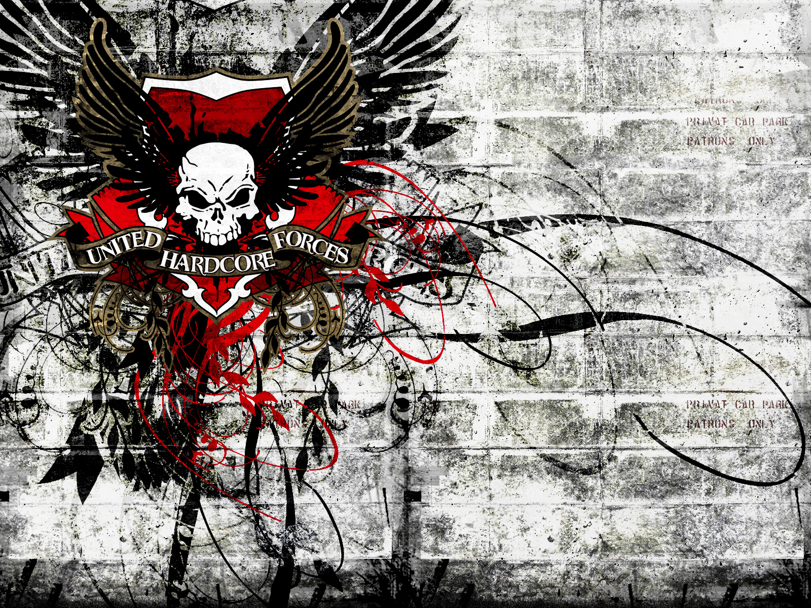 United Hardcore Forces Wallpaper