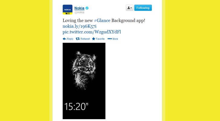 Nokia Apparently Teasing Lumia In Glance Background Screenshot