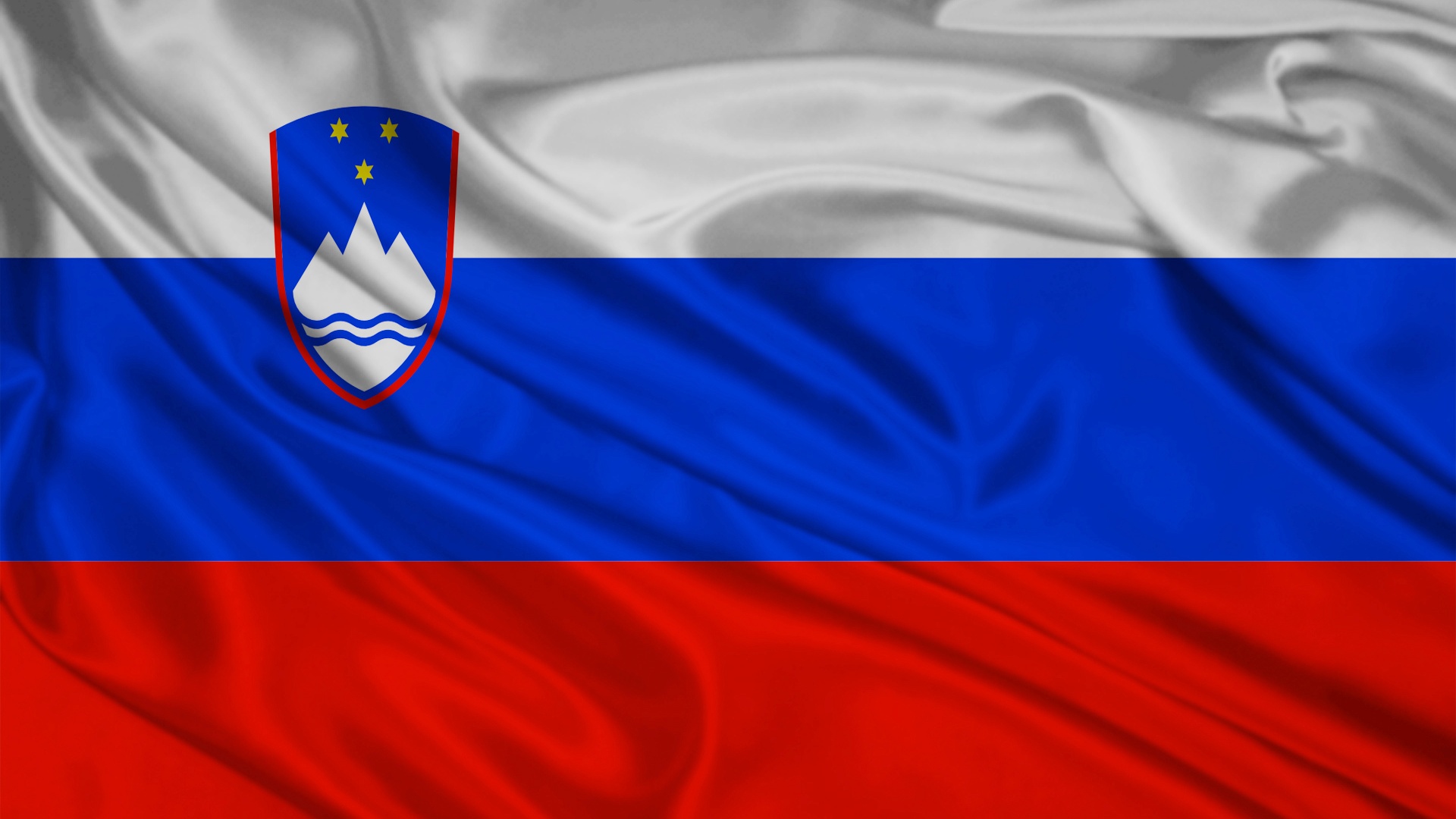 Slovenia Flag Desktop Pc And Mac Wallpaper