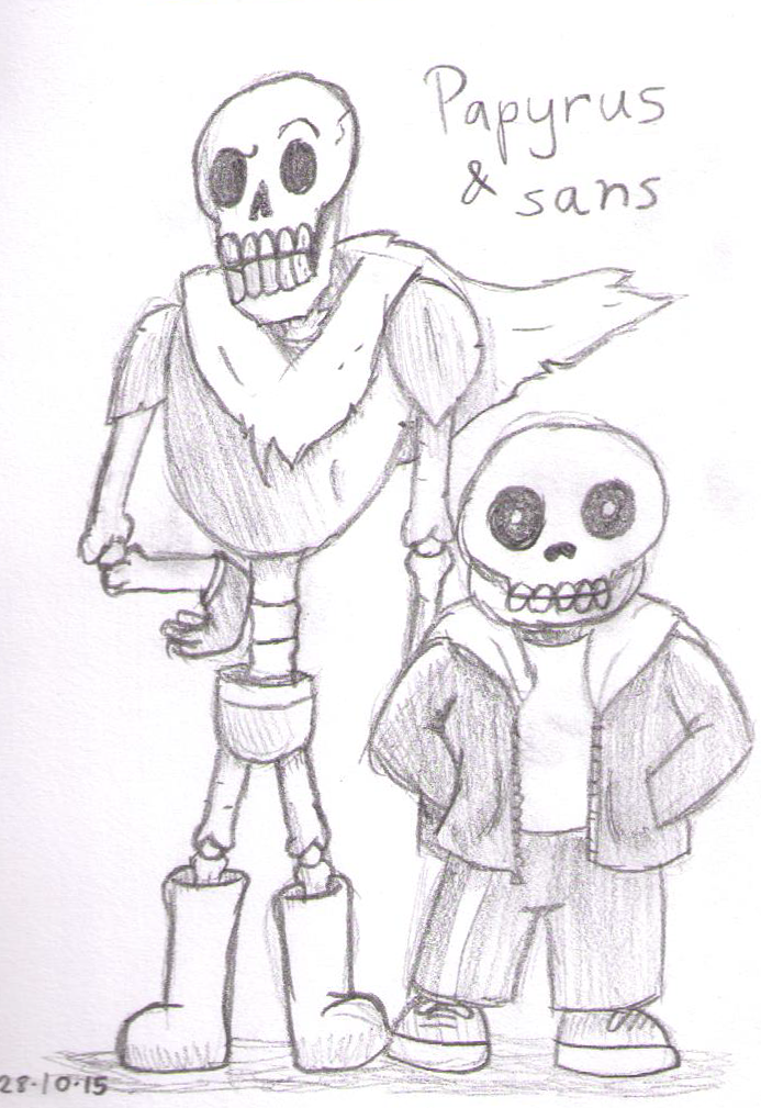 Sans And Papyrus By Nintendowaffle10