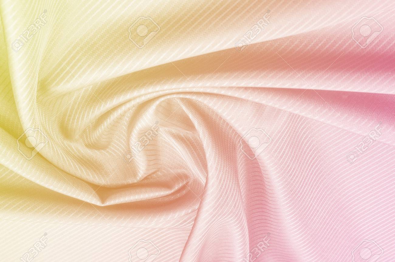 Background Pattern Texture Silk Fabric Yellow Pink Pastel Tones