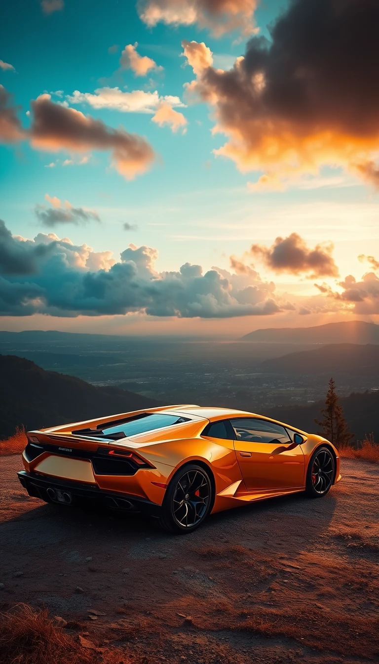 Gold Lamborghini Wallpaper