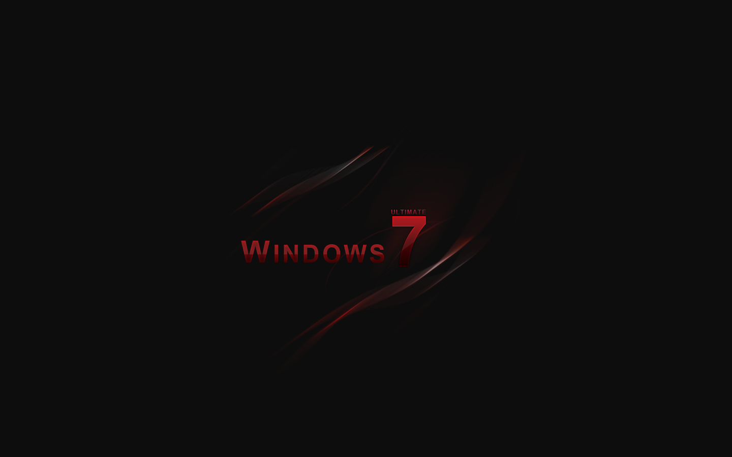 Windows Wallpaper Black And Red By