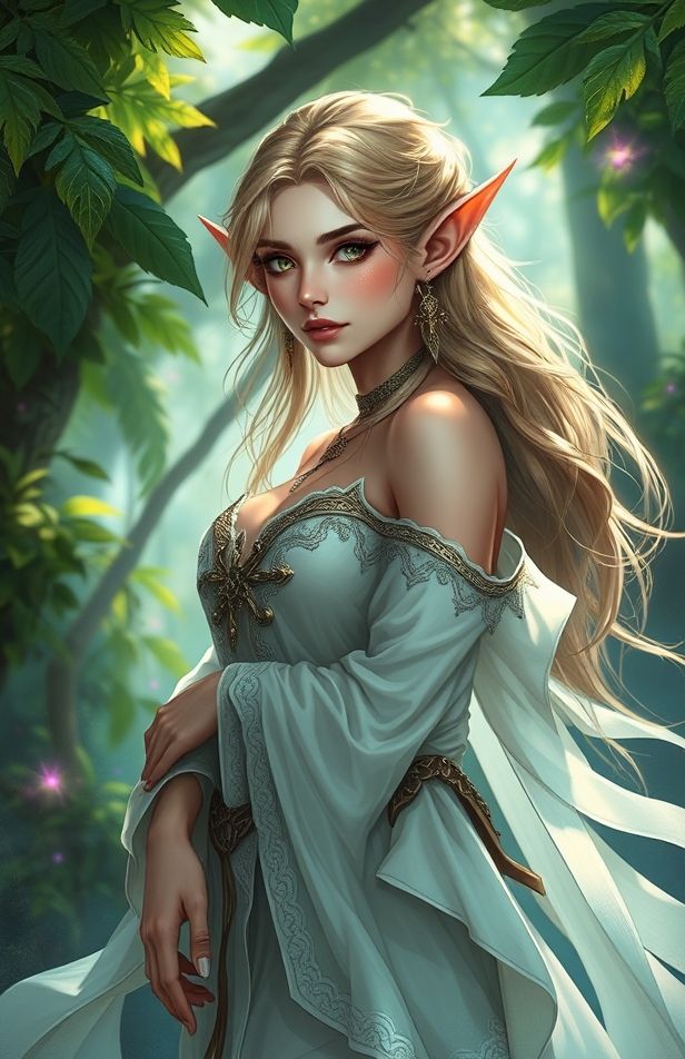 Female Elf Wallpaper