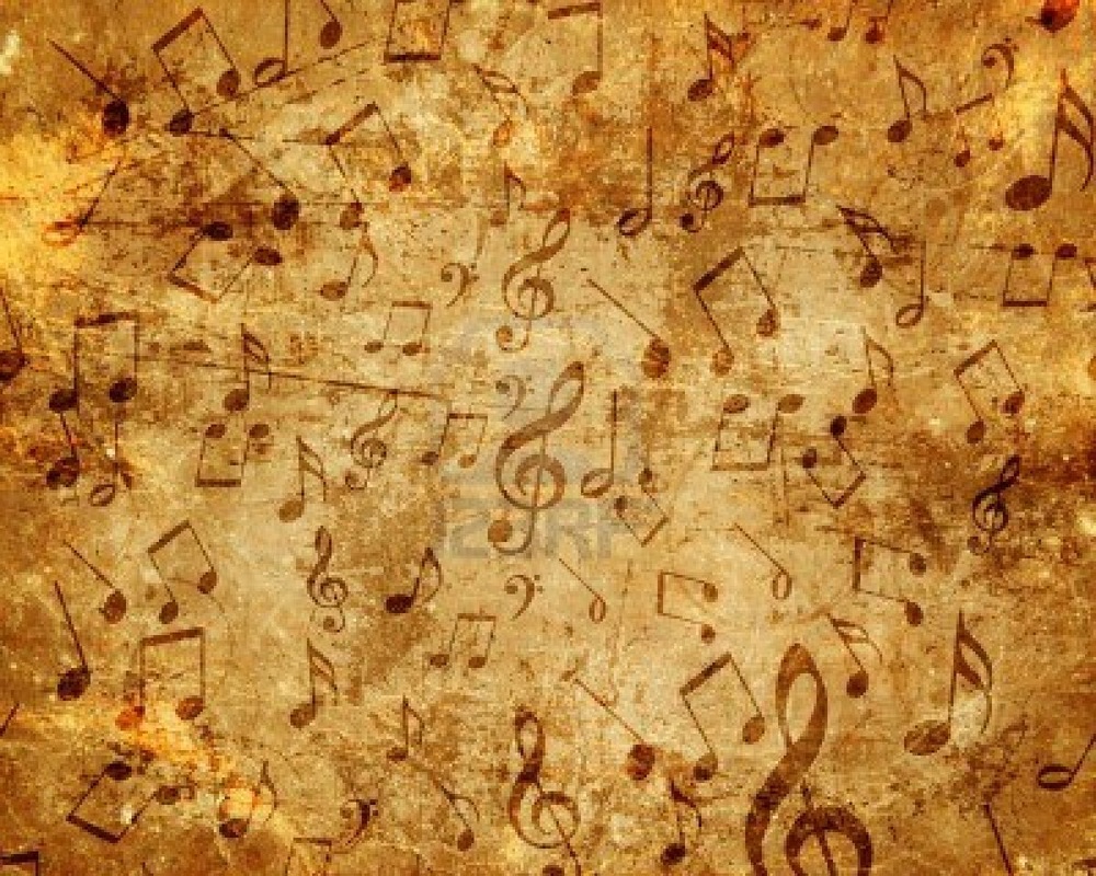 Music Notes Sheet With Note Clip Art Background