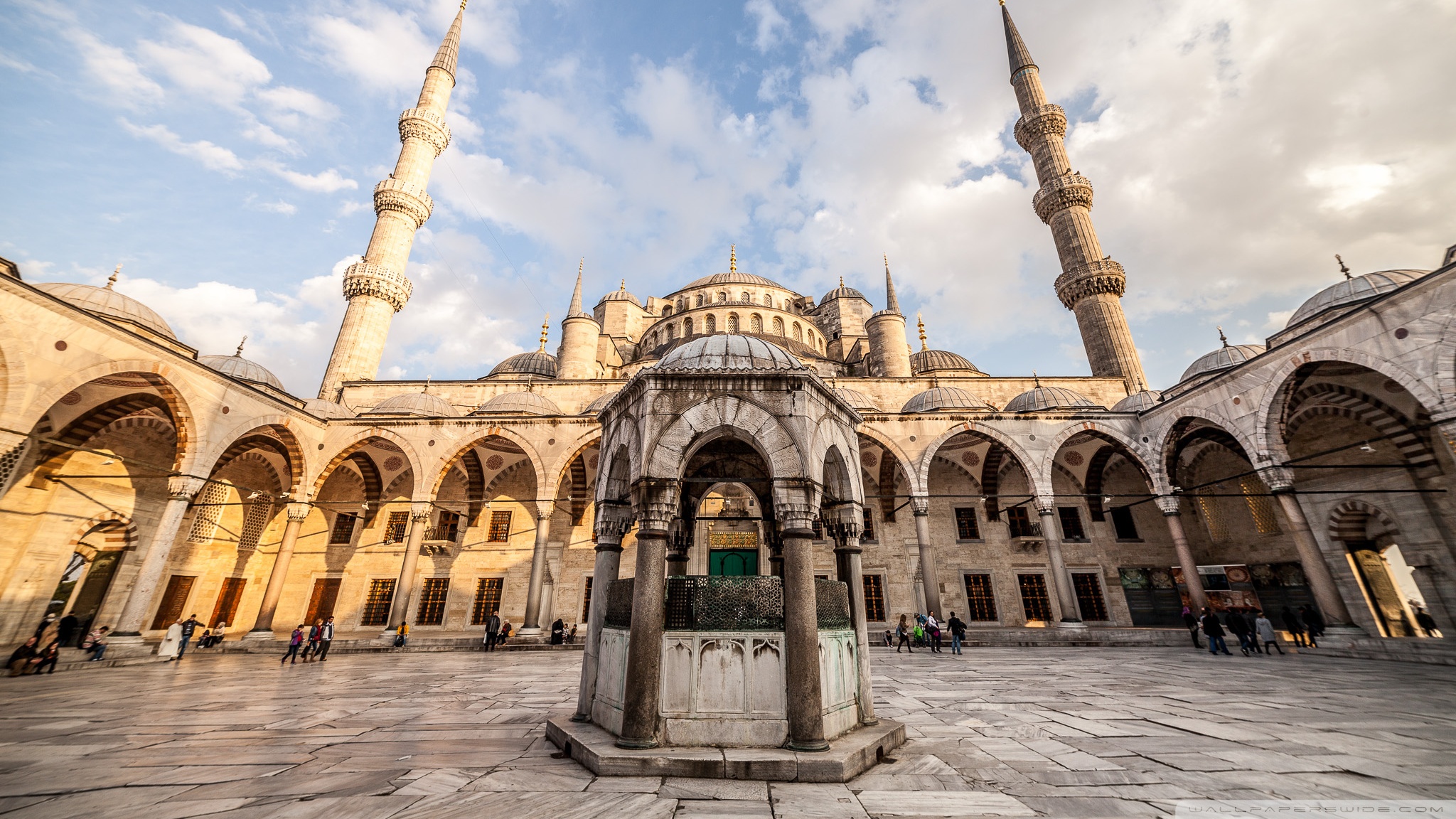 Sultan Ahmed Mosque Istanbul Turkey 4k HD Desktop Wallpaper