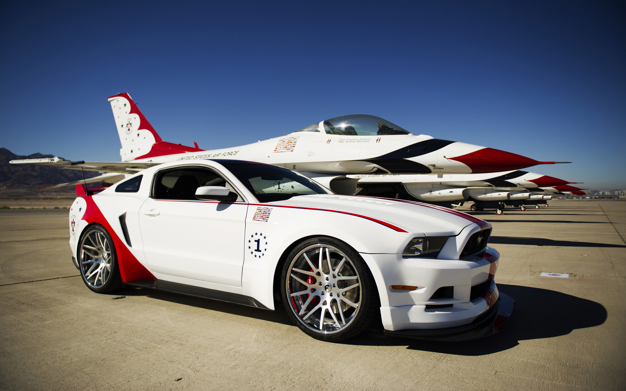 Ford Mustang Gt Us Air Force Thunderbirds Edition Wallpaper HD