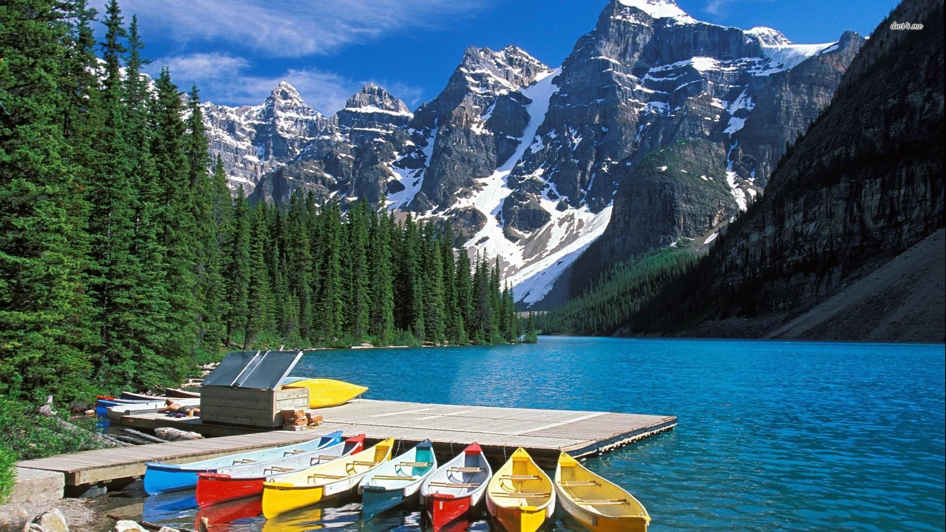 Moraine Lake Alberta Wallpaper Travel HD