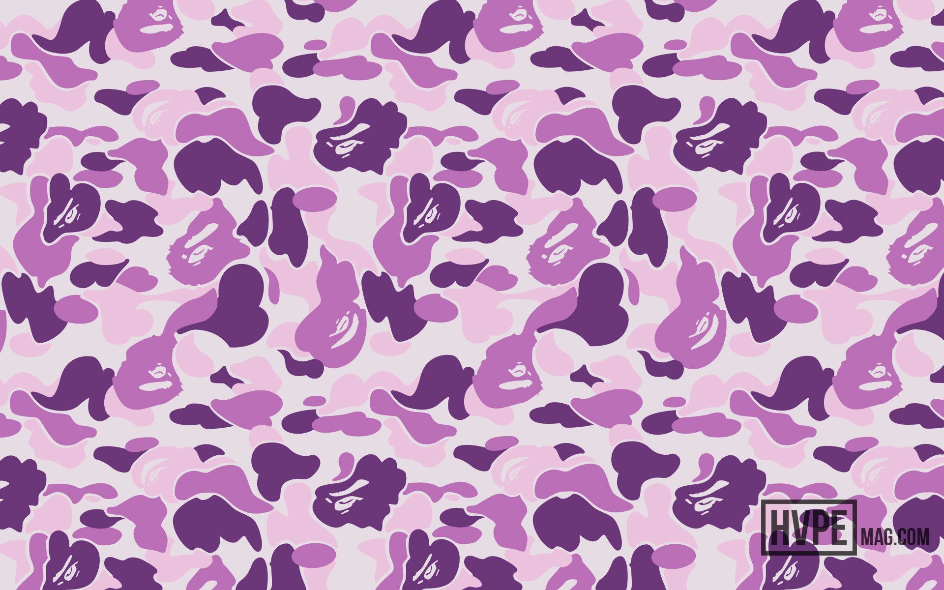 Purple Bape Wallpaper On