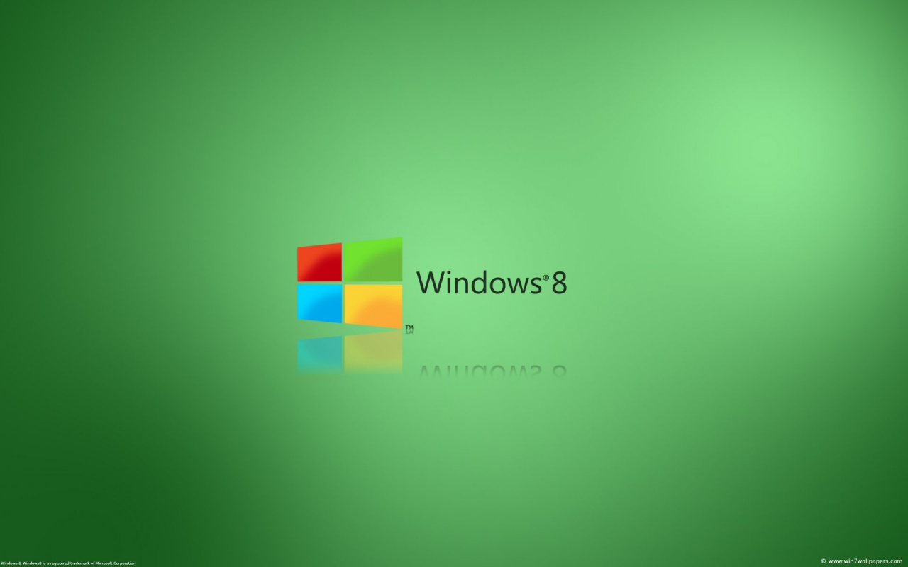 Free download download Windows 8 Green wallpaper desktop