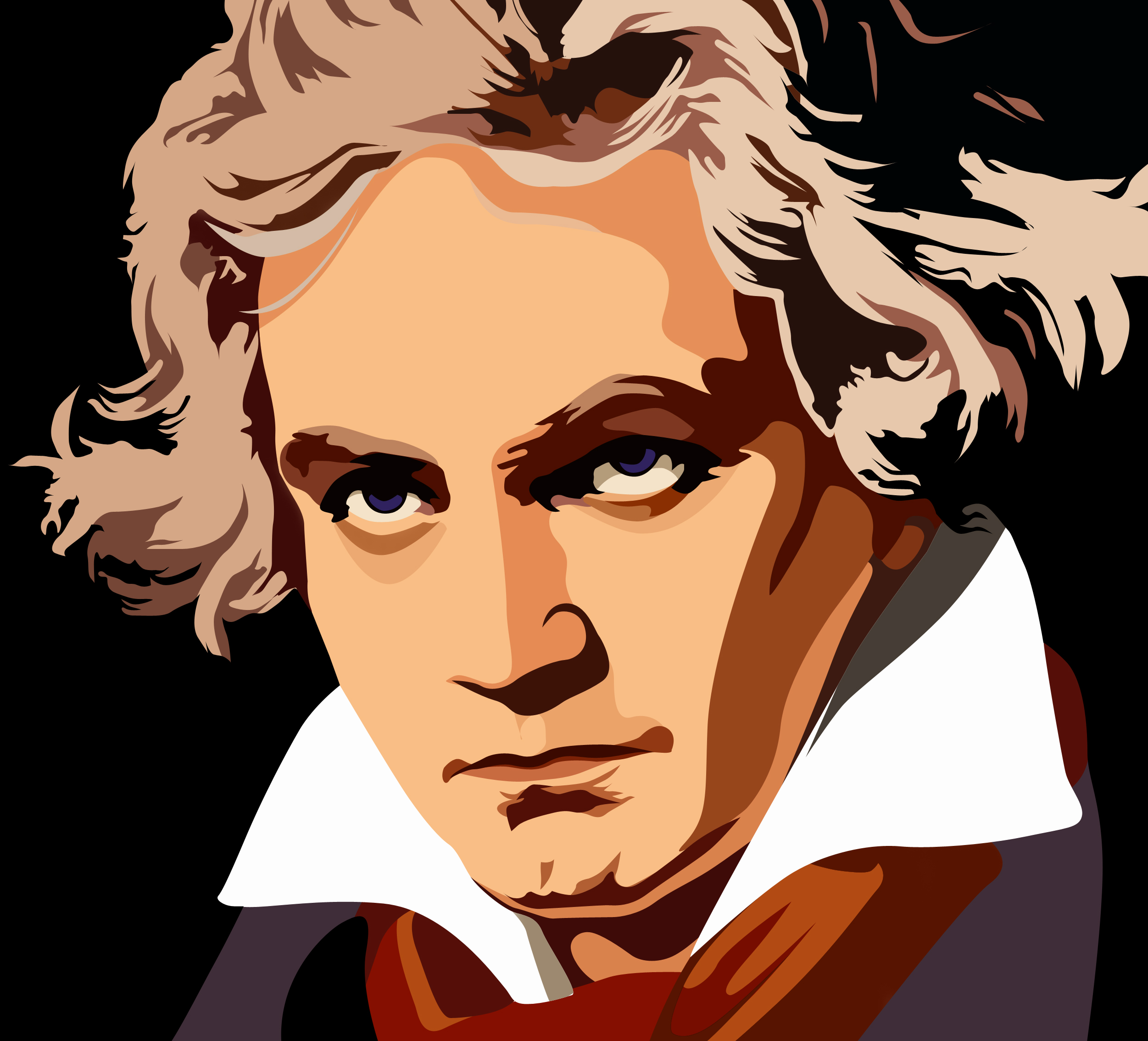 Beethoven Portrait Artwork High Resolution Cdh
