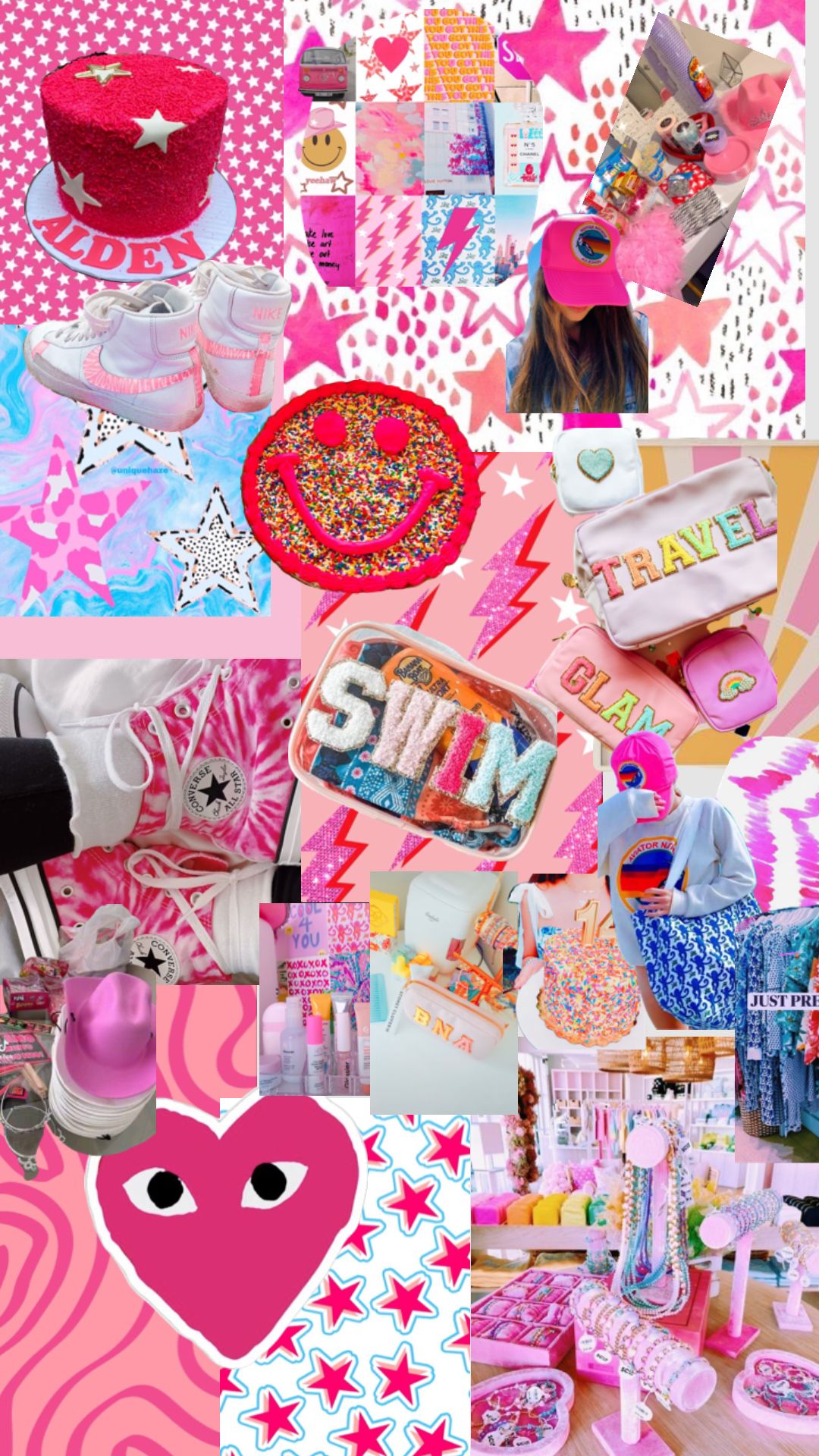 Preppy Wallpaper Girl Visualisation Cute