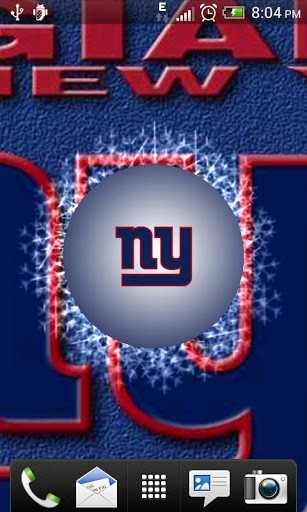 Bigger New York Giants Live Wallpaper For Android Screenshot