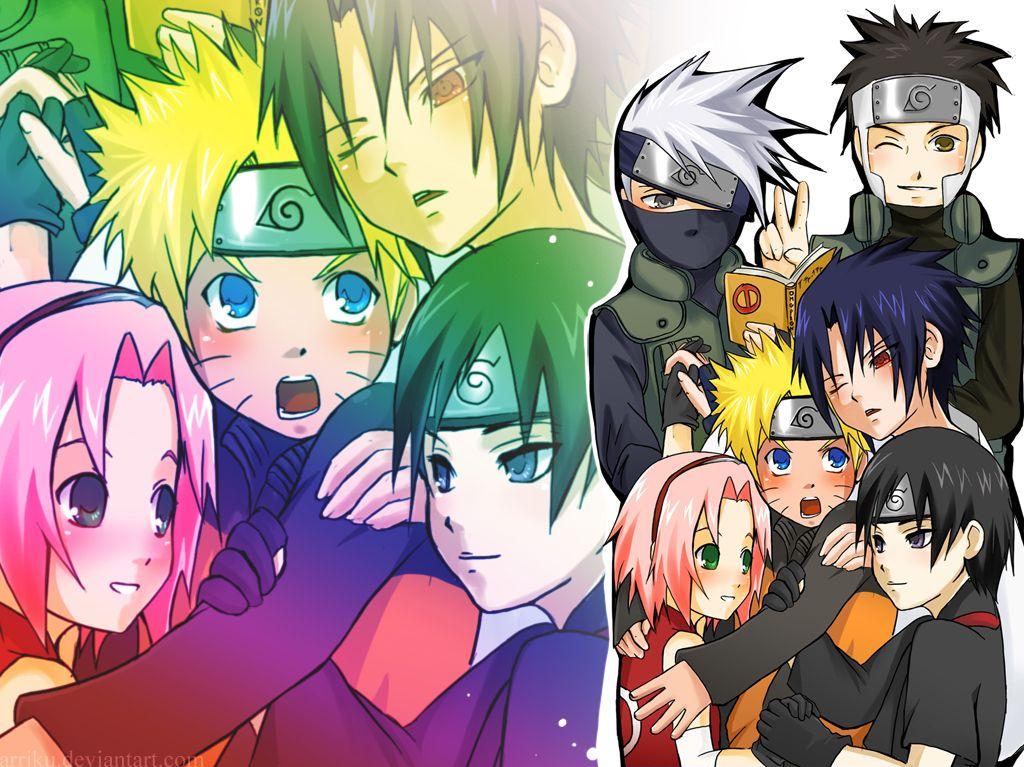 Old And New Team Naruto Teams