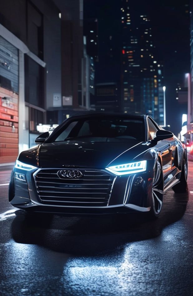 Audi Headlights Wallpaper