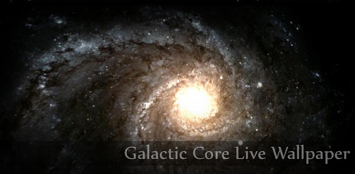 Core A Beautiful Live Wallpaper Featuring Rotating Spiral Galaxy