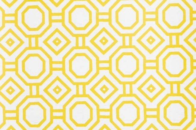 Florence Broadhurst Small Octagonal in Yellow from Signature Prints