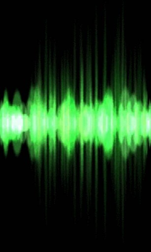 Bigger Green Sound Waves Lwp For Android Screenshot