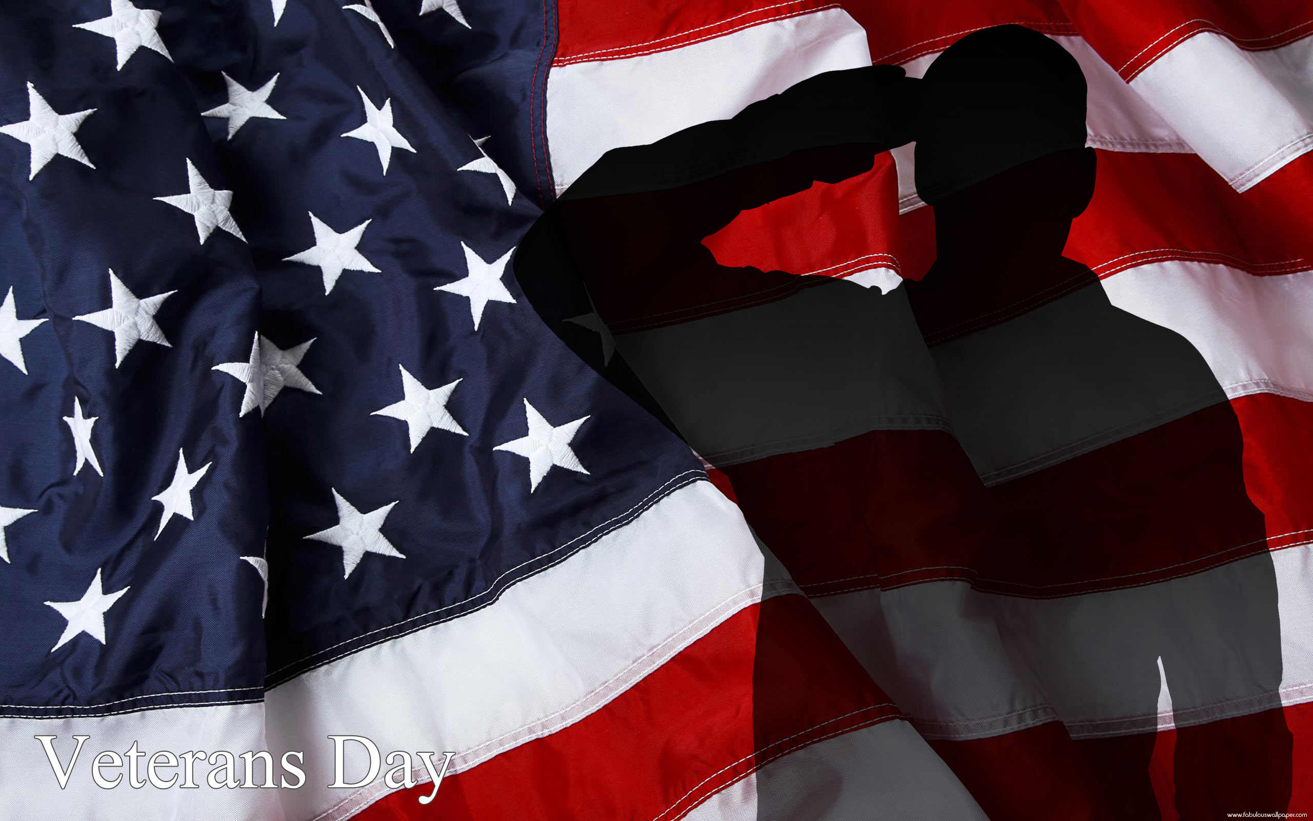 Veterans Day Usa Flag Salute Silhouette HD Wallpaper