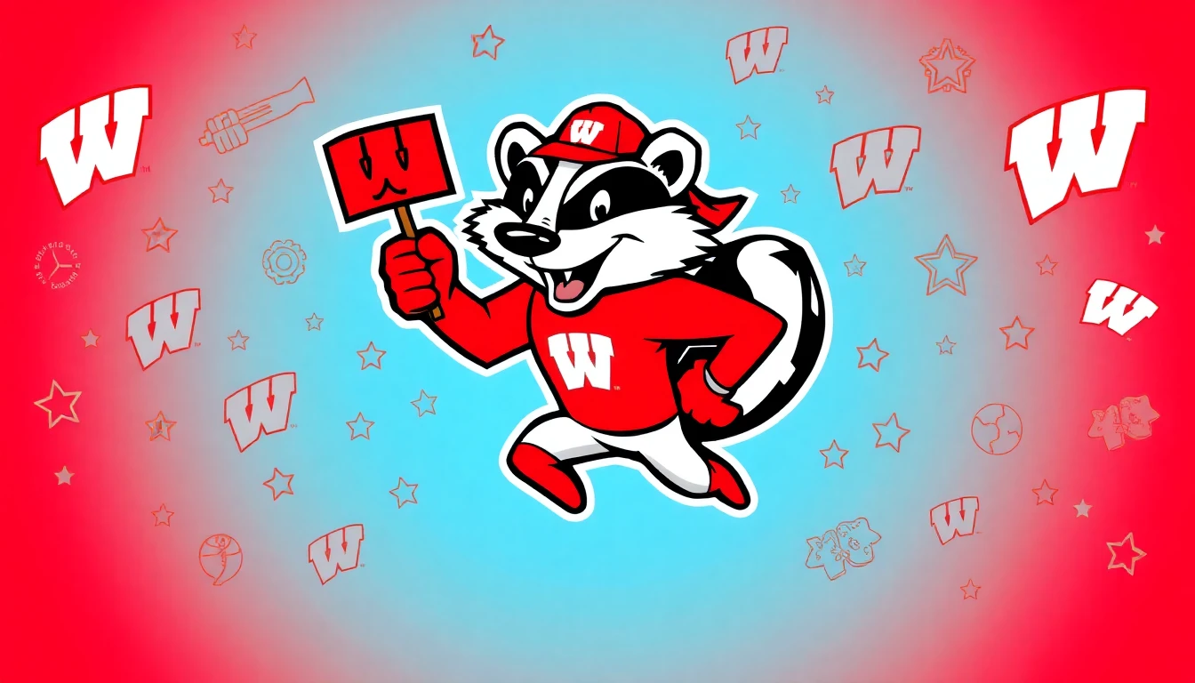 Bucky Badger Wallpaper