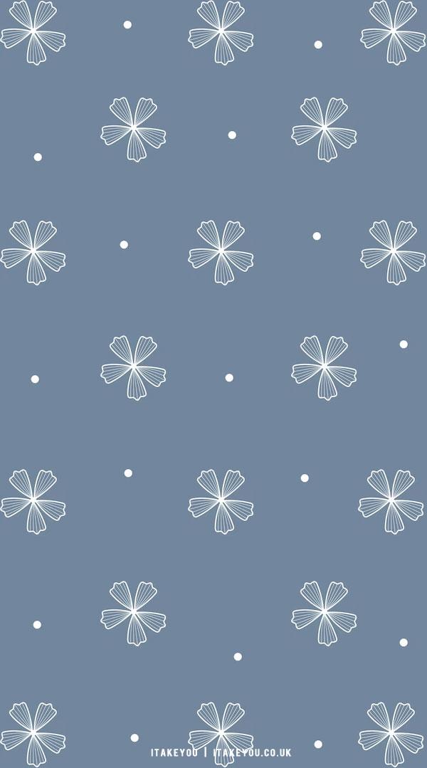 Cute Spring Wallpaper Ideas Floral Grey Background I Take You
