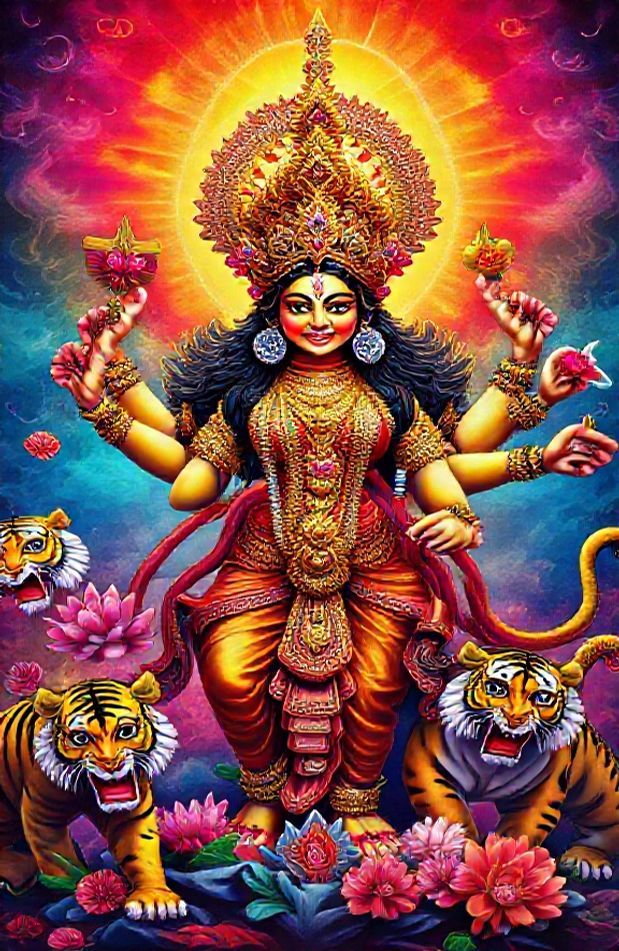 God Durga HD Wallpaper