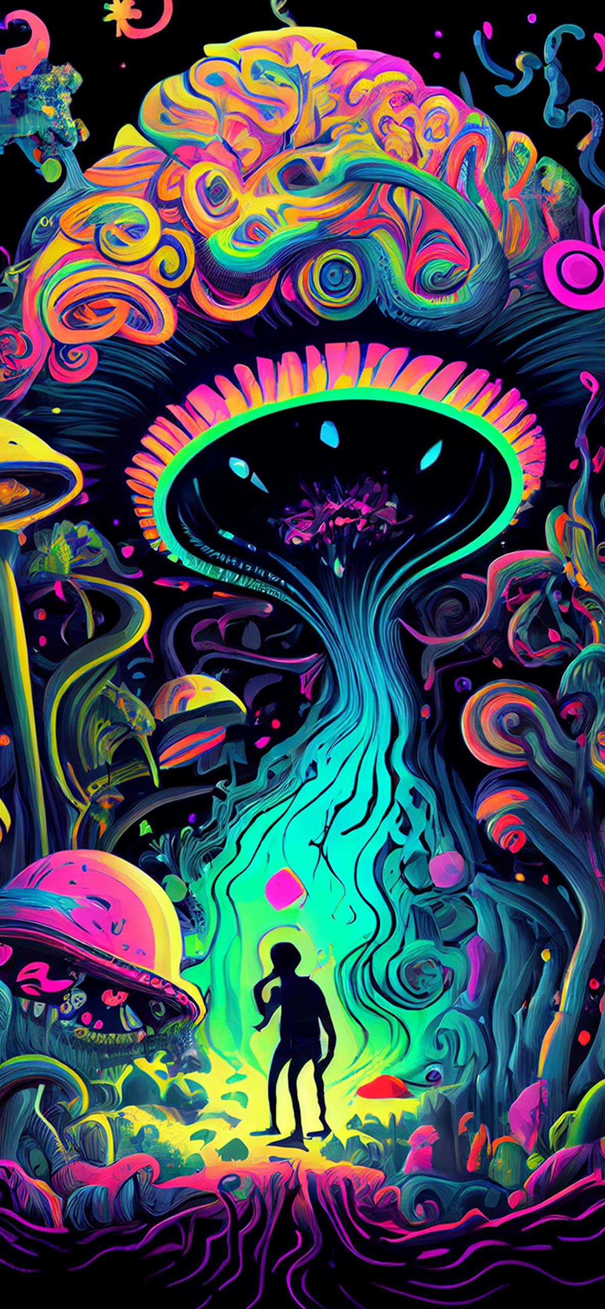 Trippy Aesthetic Wallpaper For iPhone