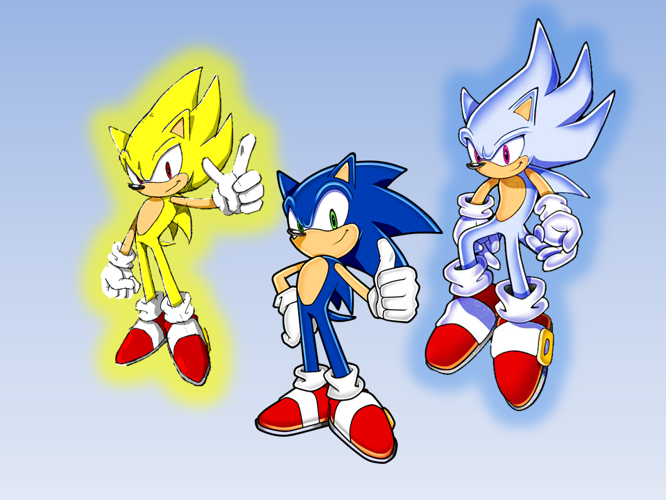 Sonic Super And Hyper Wallpaper By
