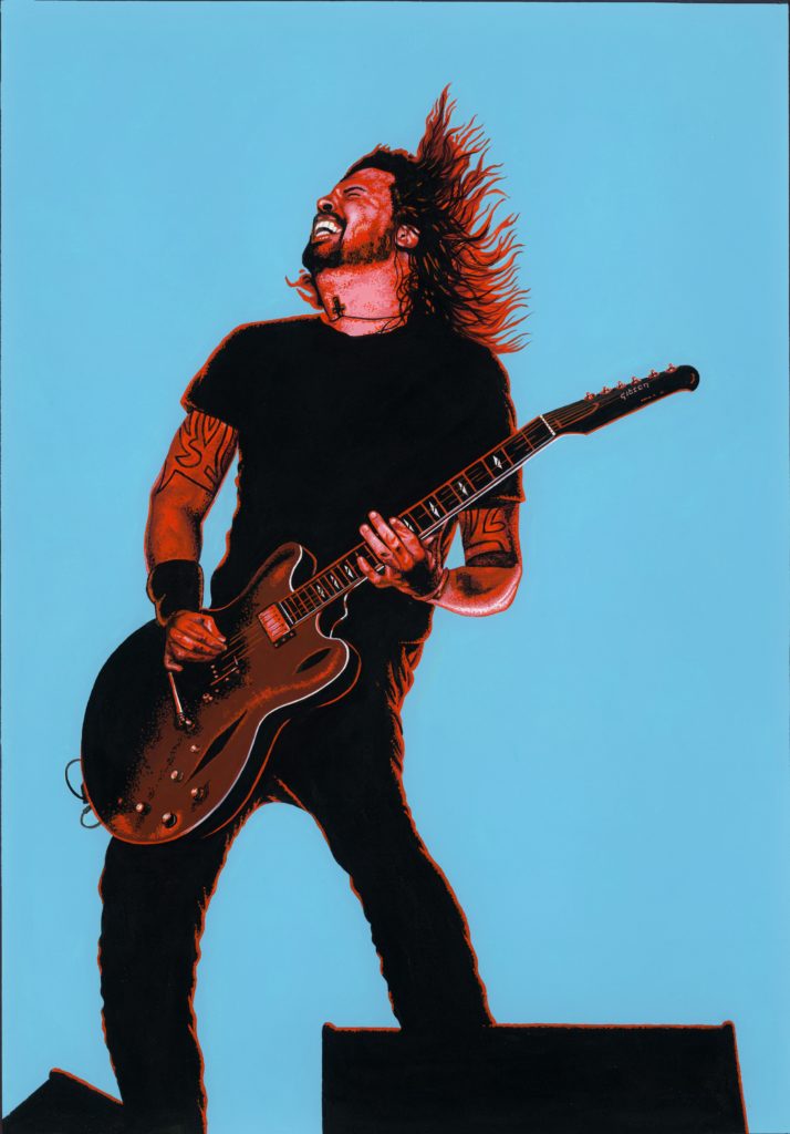 Dave Grohl By Saskia Monsoon Riviera Custom Wallpaper