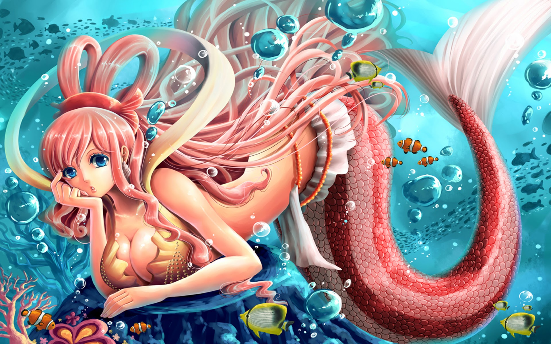 Mermaid One Piece Anime Image Picture HD Wallpaper 0y