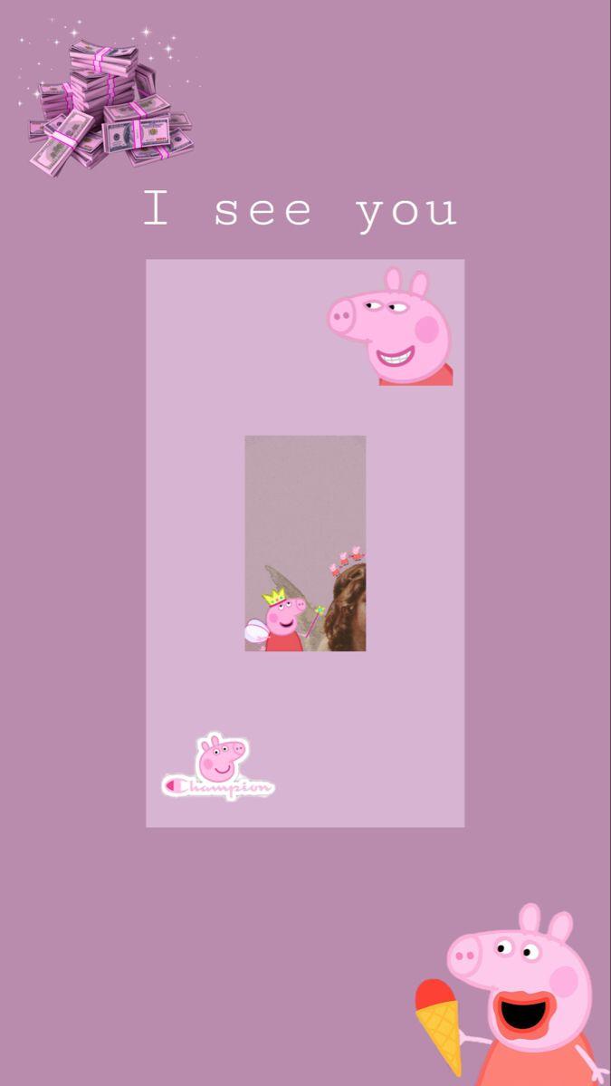 Pig Pepa Indie Wall Prints Aesthetic iPhone Wallpaper Themes