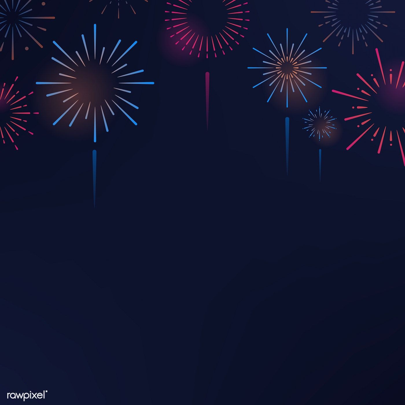 Firework Explosions Background Design Vector Image By