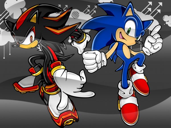 sonic and shadow wallpaper by wwjoseww on