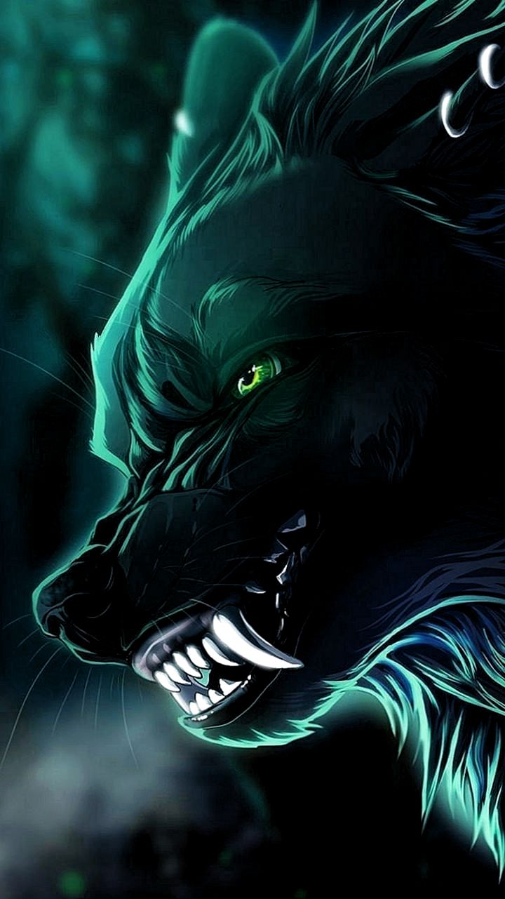 iPhone Anime Wolf Wallpaper