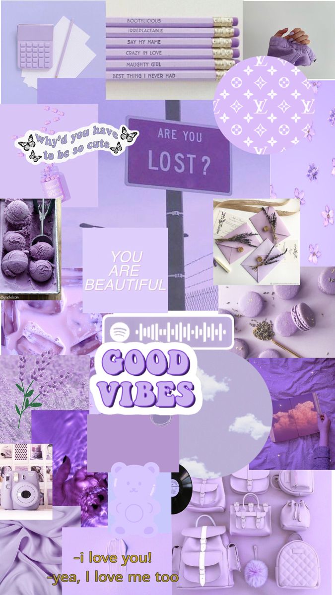[19+] Light Purple Collage Wallpapers | WallpaperSafari.com