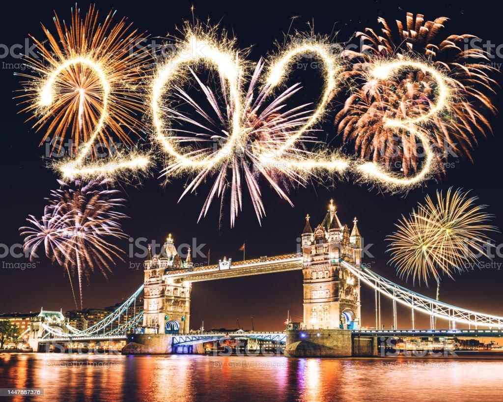 New Year Celebration In London Stock Photo Image