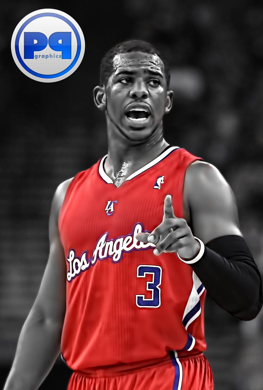 Chris Paul Colorize iPhone Cover By Pavanpgraphics